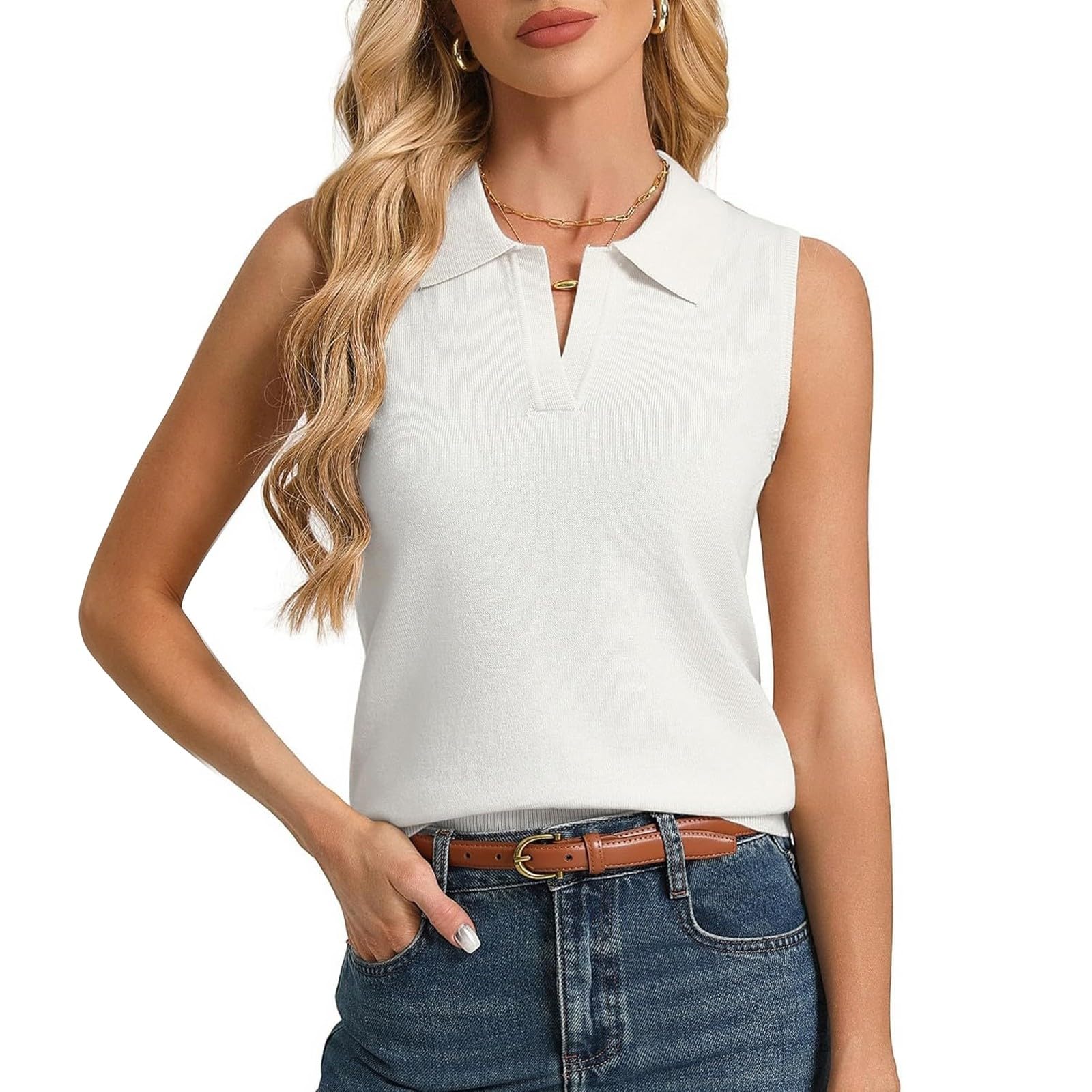 Camisetas deportivas sin mangas para mujer, camisetas de gimnasia con cuello, camisetas de tirantes ligeras con cuello en V, mezcla de algodón, chalecos deportivos elásticos, camisetas para
