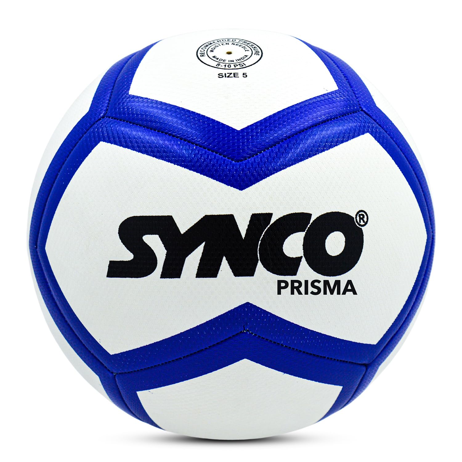 Synco Prisma Football | TPU Machine Stitched Soccer Ball | 6 Panel Professional Match Ball with HydraLock Tech | Size 5-image-5
