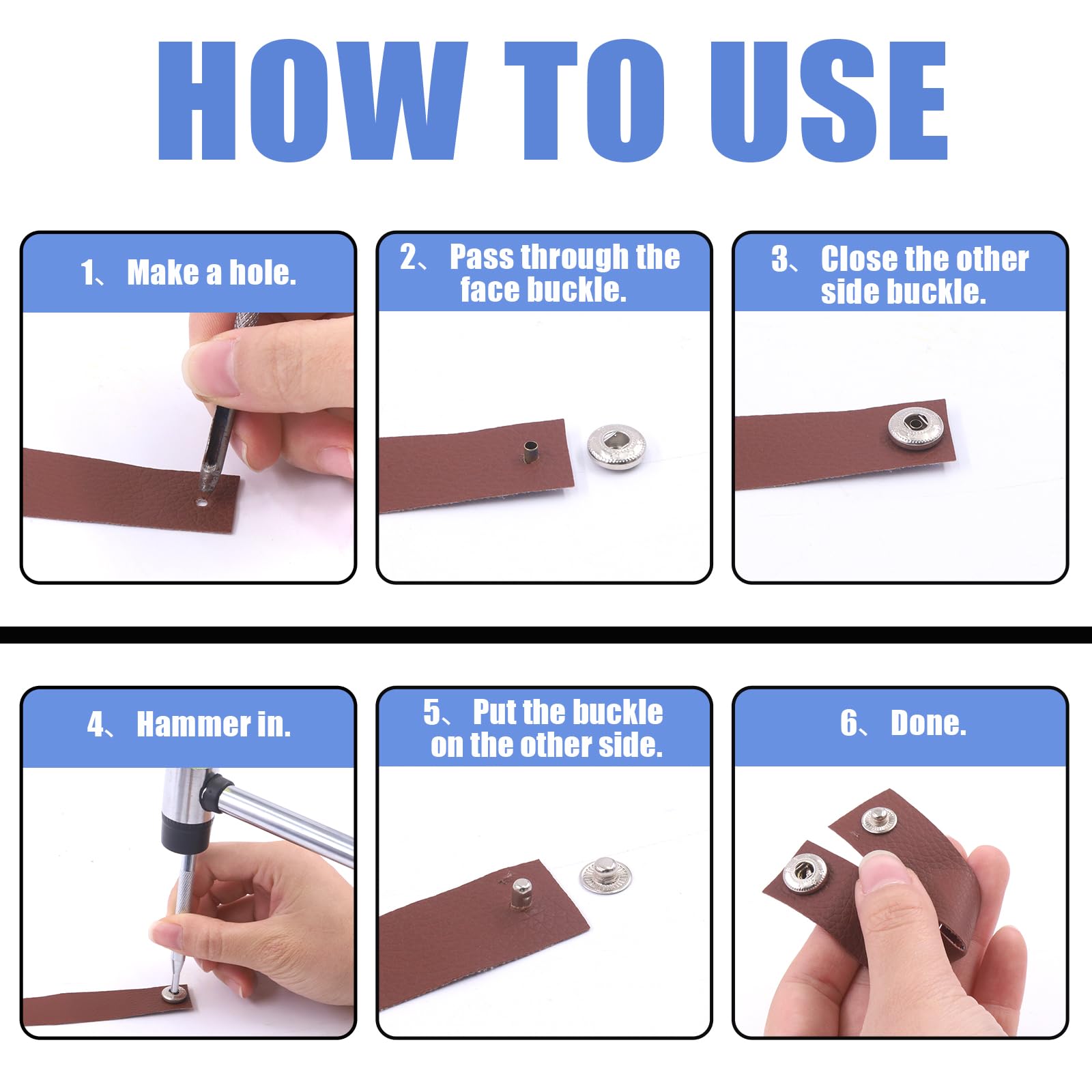 Ensemble De Boutons-pression Avec Pinces, Boutons-pression En Jersey Accessoires De Couture En Métal Boutons Boutons Pour Outils De Couture Jessey Snaps Pour Bricolage En Tissu, Sacs à Vêtements