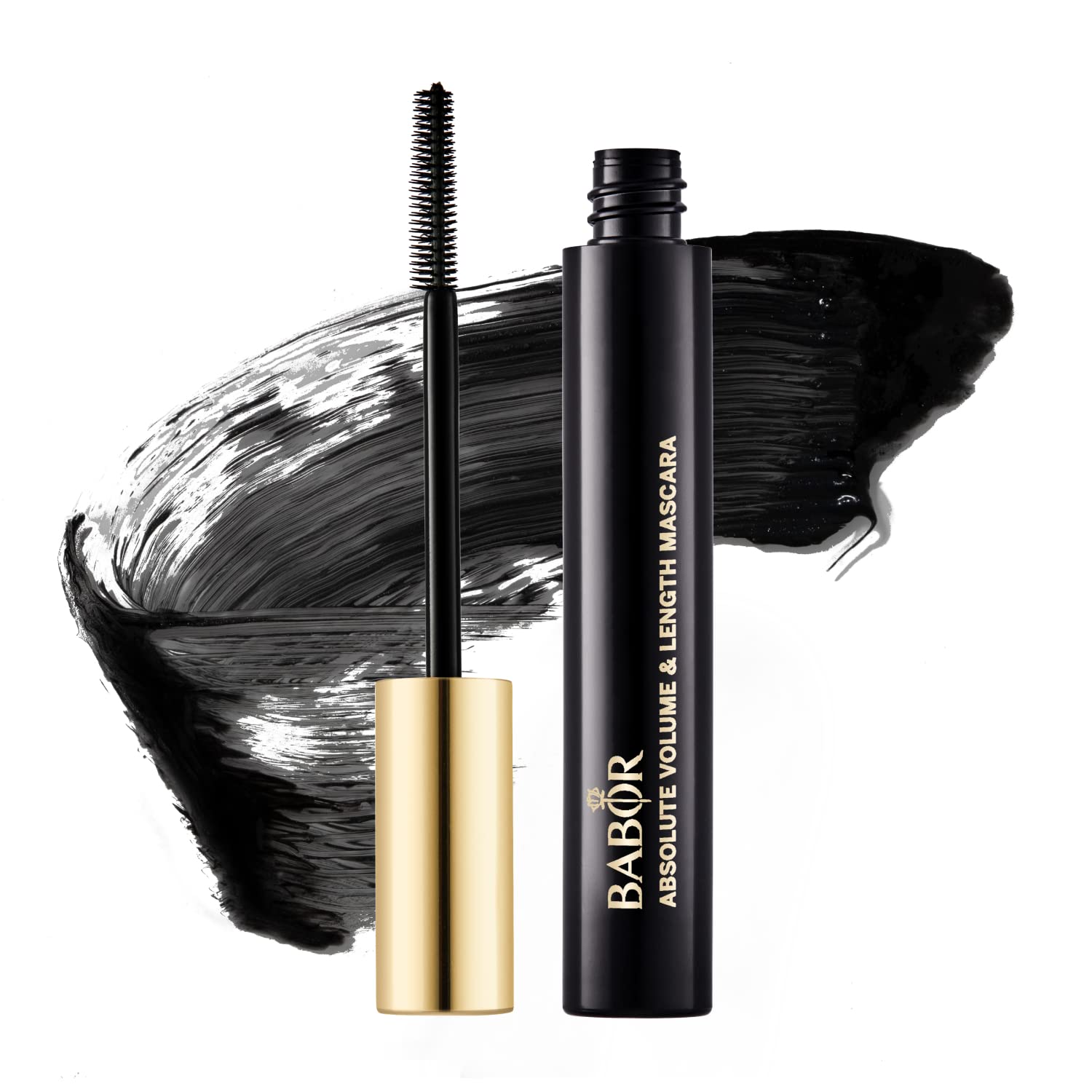 BABOR MAKE UP Absolute Volume Mascara black, volume mascara for more density fullness & length, fake lash look