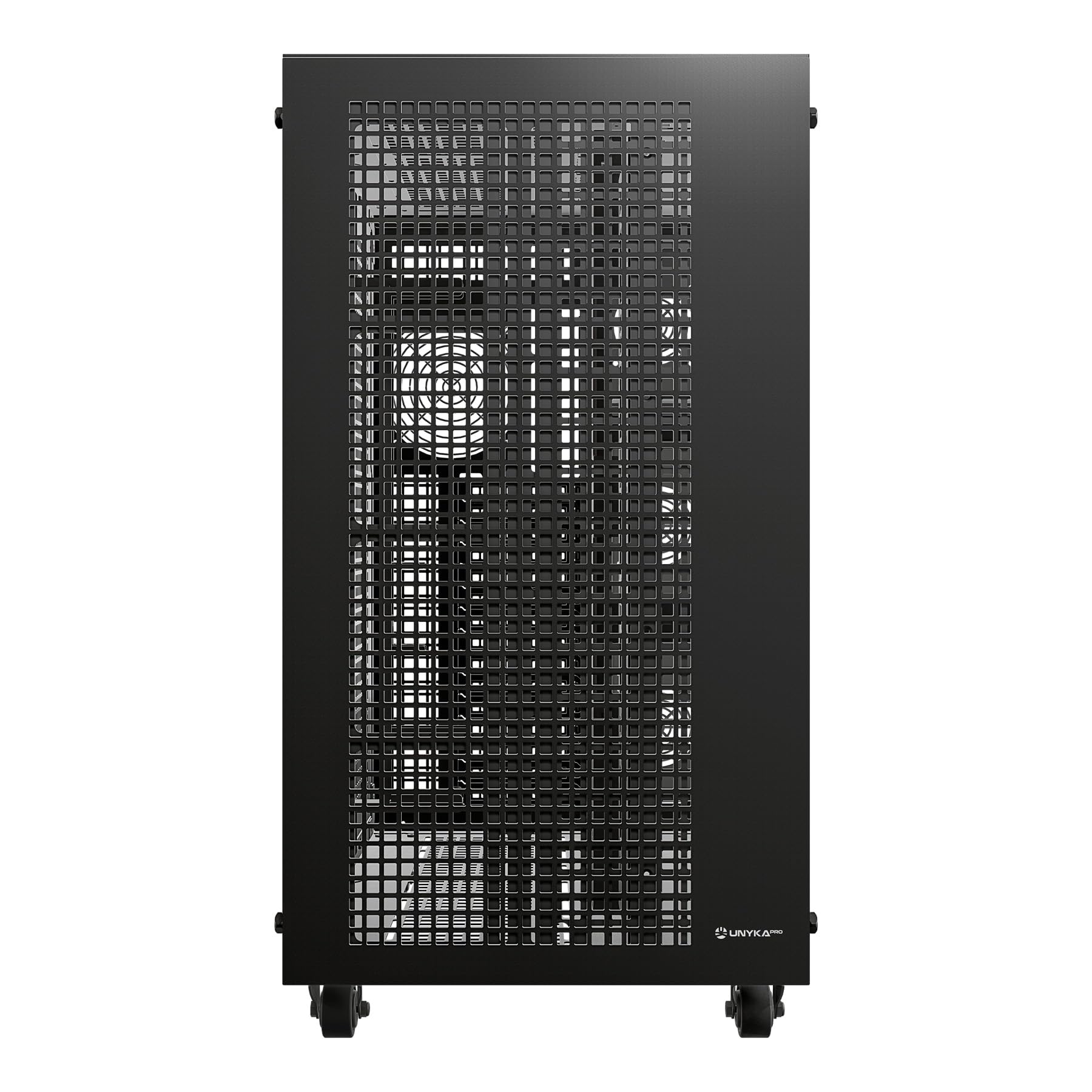 UNYKAch AI Pro 1500 - Caja Workstation E-ATX - SSI-EEB para IA y Servidores. Soporta: Dual CPU, 2 Fuentes de Alimentación, 4 GPUs hasta 500mm, 17 Bahías HDD/SSD y hasta 23 Ventiladores