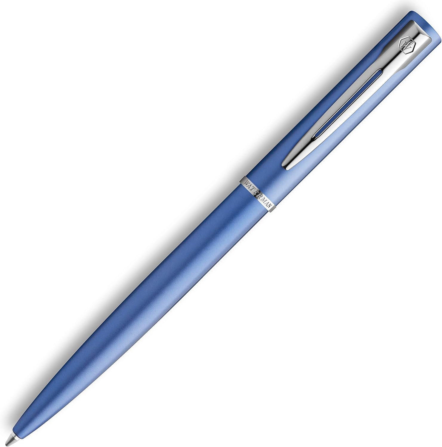 Waterman Graduate Allure - Penna a Sfera, Punta Media, Inchiostro Blu, Confezione Regalo, Penna Roller, Blu