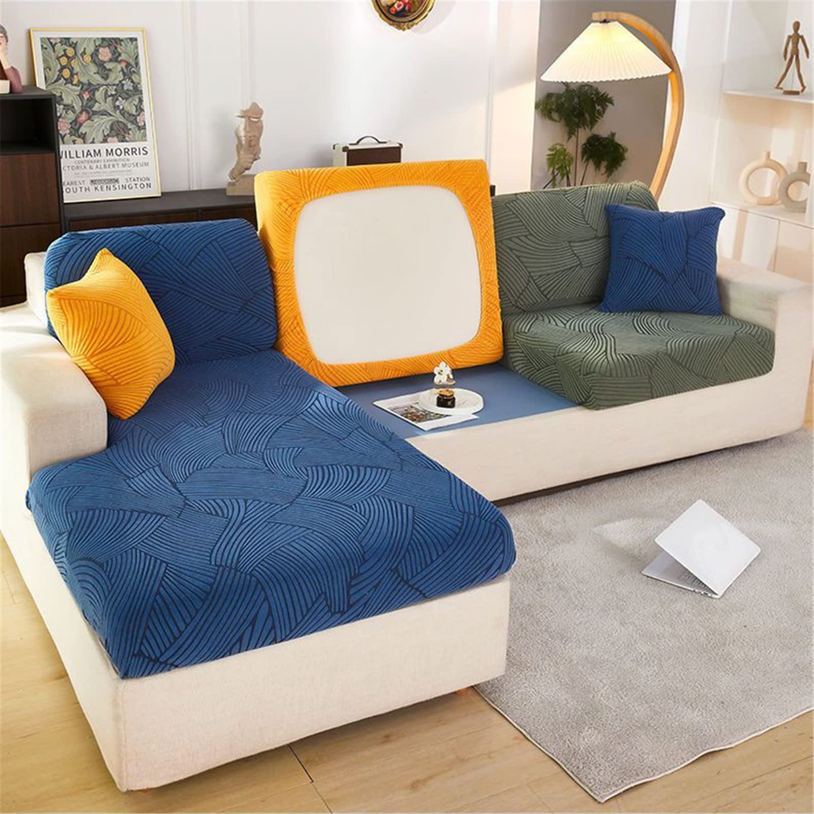 TIANSHU Sofa Zitkussen hoezen, High Stretch Kussen Hoes TIANSHU Sofa Zitkussen hoezen, High Stretch Kussen Hoes