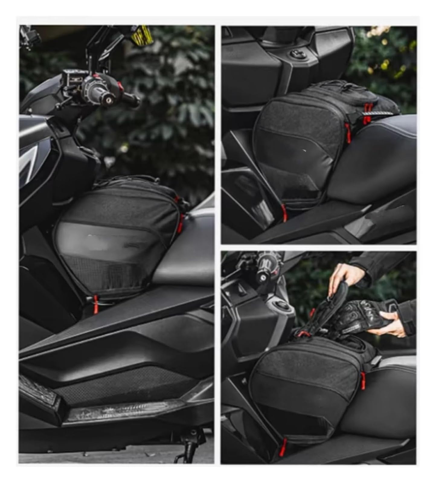 Sacoche De Selle Moto pour ADV 150 160 350 pour PCX 125 pour X-ADV pour Forza 300 750 Sacoche De Réservoir Outil Voyage Bagages Rangement Selle Moto Arrière