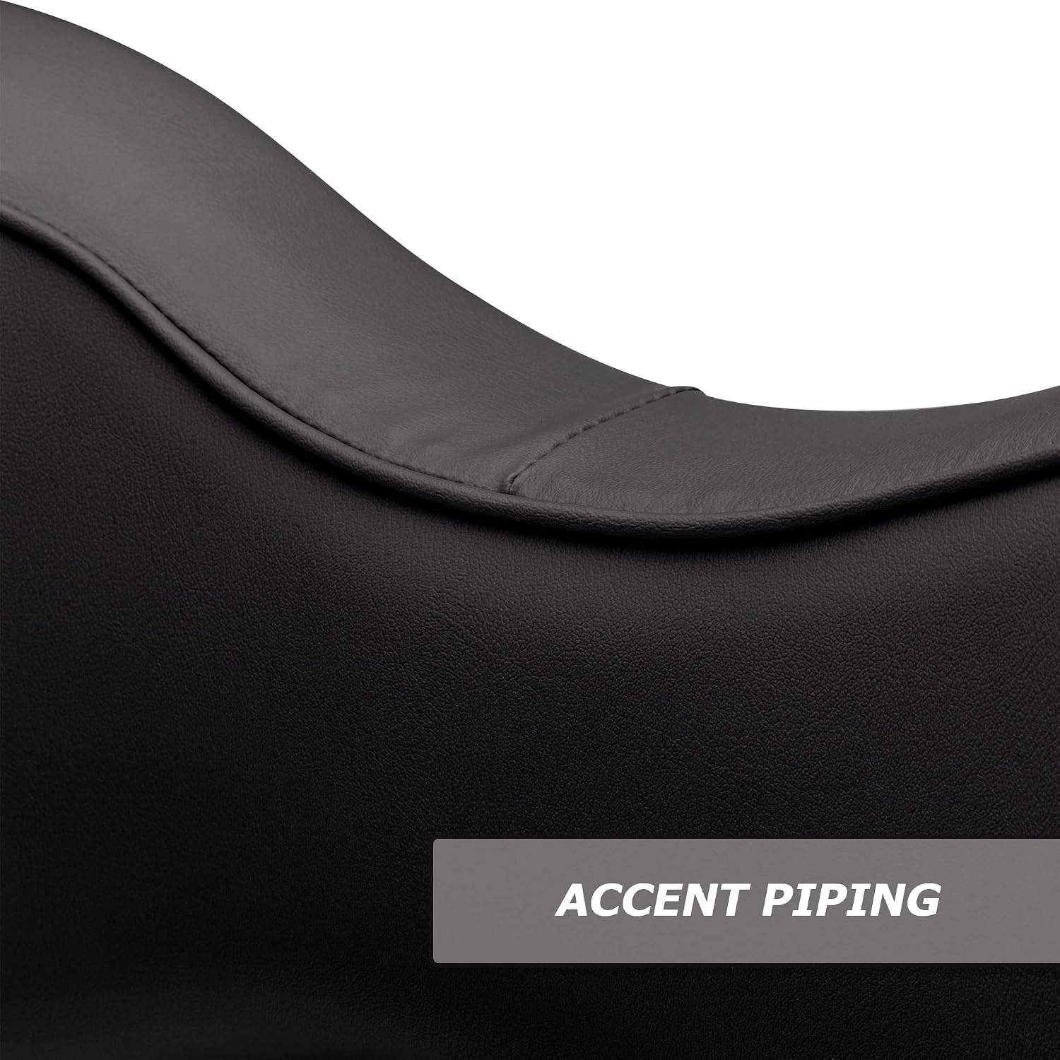 MODZ® RC Custom Golf Cart Rear Seat Covers - Black Base - No Pattern