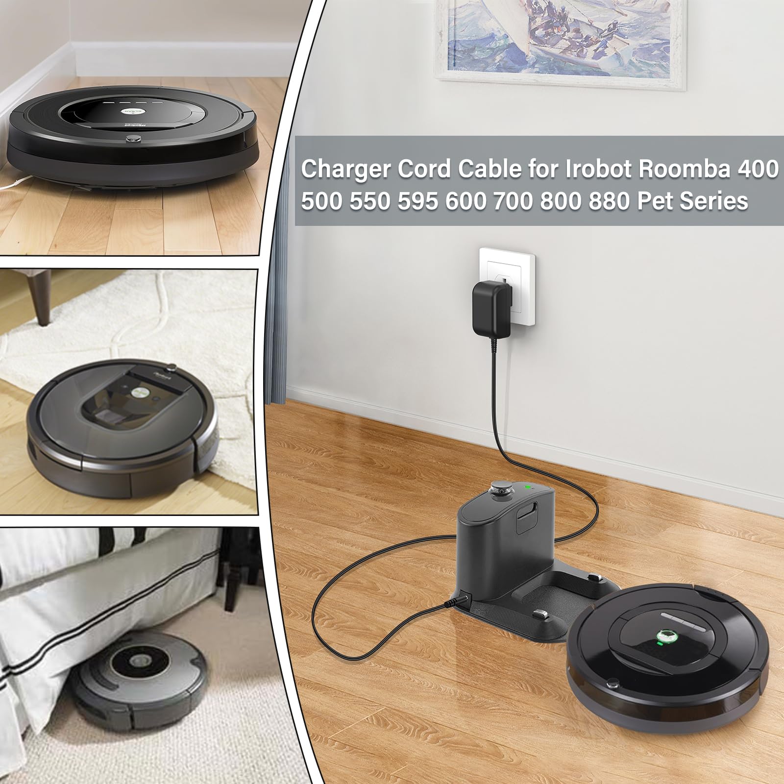 22.5V Robotic Vacuum Cleaner Charger Fits for Irobot Roomba Power