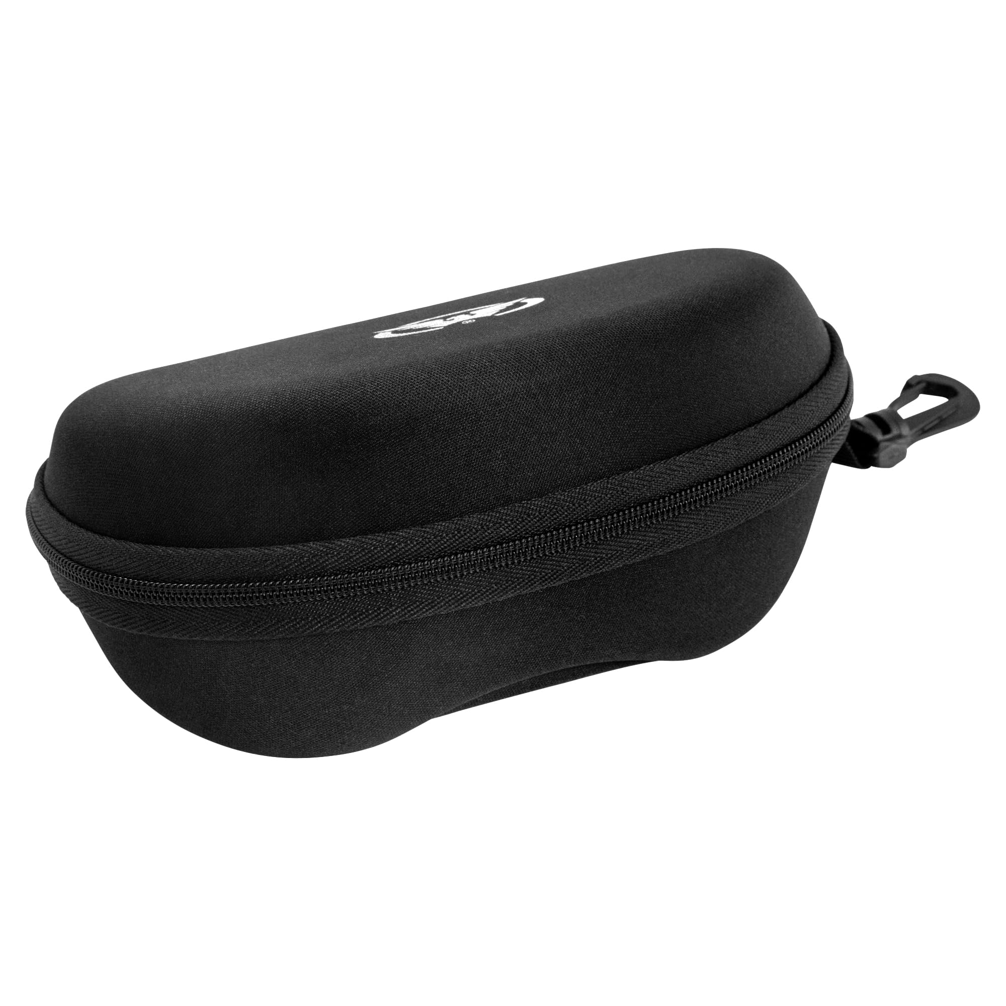 Global Vision Jam 1 - Occhiali da ciclismo con lenti trasparenti, senza fili, Bluetooth, certificati ANSI Z87.1, infrangibili, protezione UV400, chiamate in vivavoce e musica, con custodia rigida