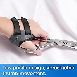 Velpeau CMC Thumb Brace for Osteoarthritis - with Shape-memory Restriction Splint, CMC Joint Stabilizer, Basal Thumb Arthritis Pain Relief and Support (Black, Left Hand, X-Small)