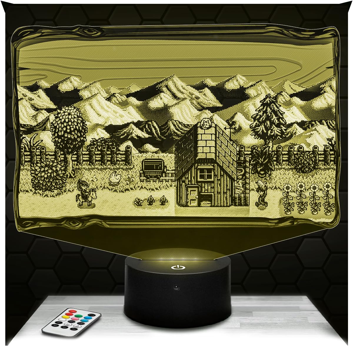 Lampephoto.fr - Stardew V 3D Lamp for Boy's Room 3D Stardew V lamp Gaming Gamer Video Games Gift idea Soft Light Decoration Night Light Office Decor. Original Christmas, Gift Idea for Teenagers