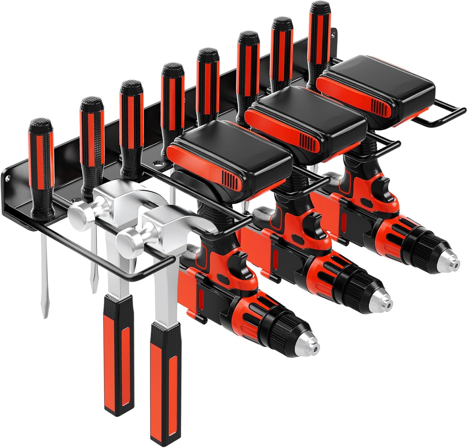 How to Create Budget-Friendly Garage Storage Solutions for First-Time Homeowners 91 Drill Holder Power Tool Organizer