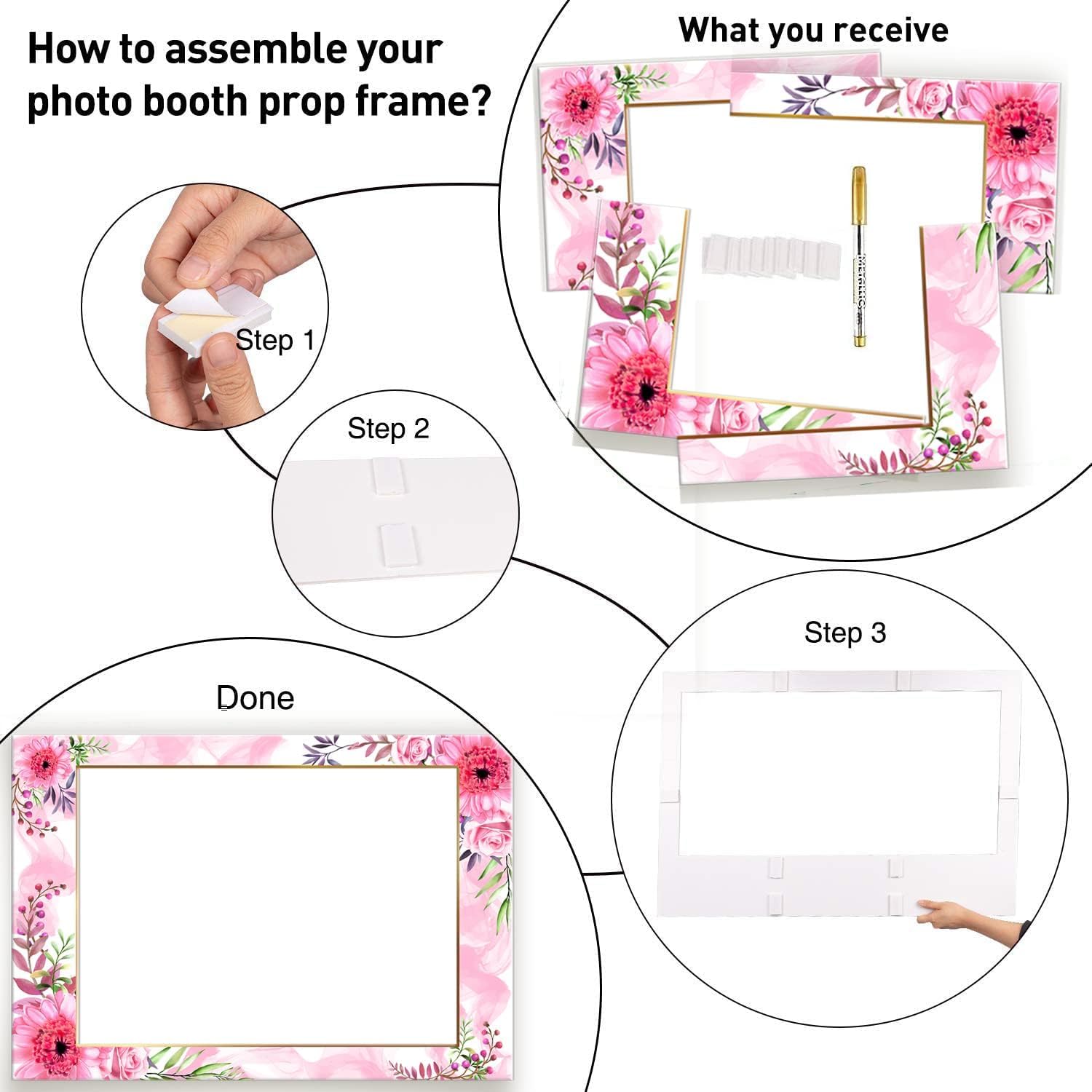 Cornice Personalizzata Per Addio Al Nubilato Con Fard In Oro