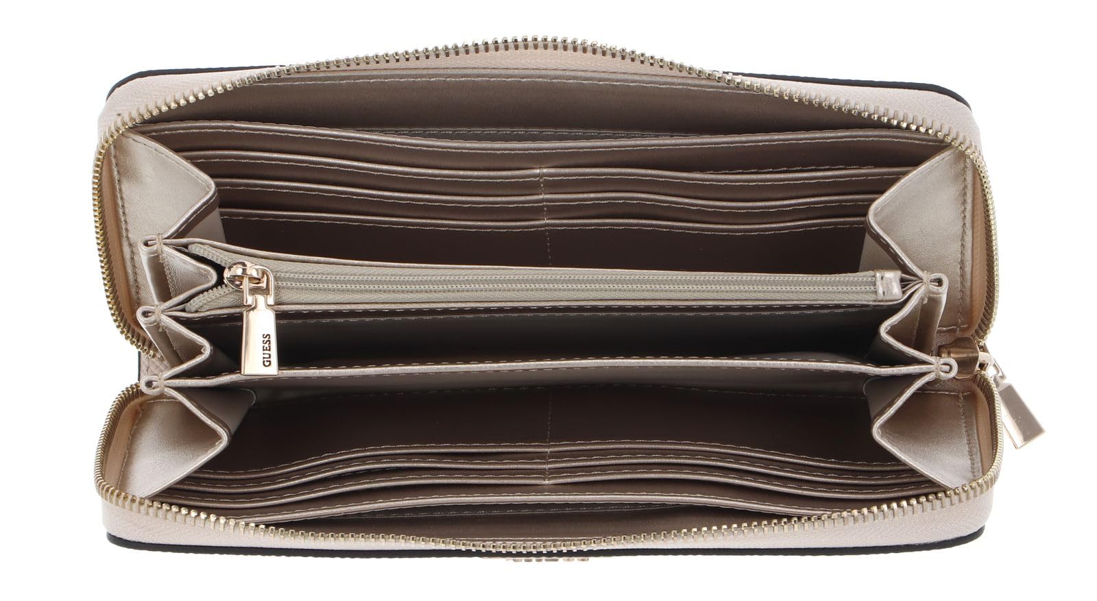 GUESS Laurel SLG Zip Around Wallet L Stone