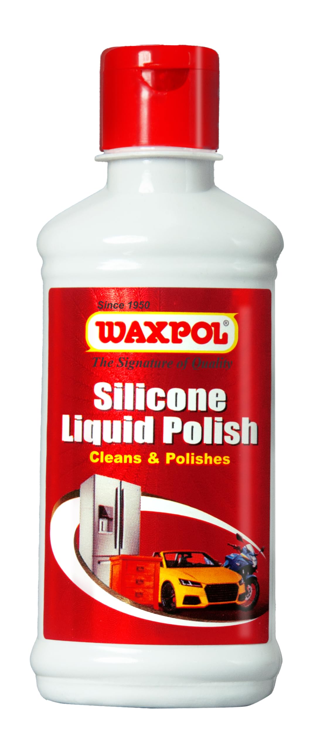 Waxpol Silicone Liquid Car Polish (200 ml) For Cleans, Restores & Shines Paint surface-picture-10