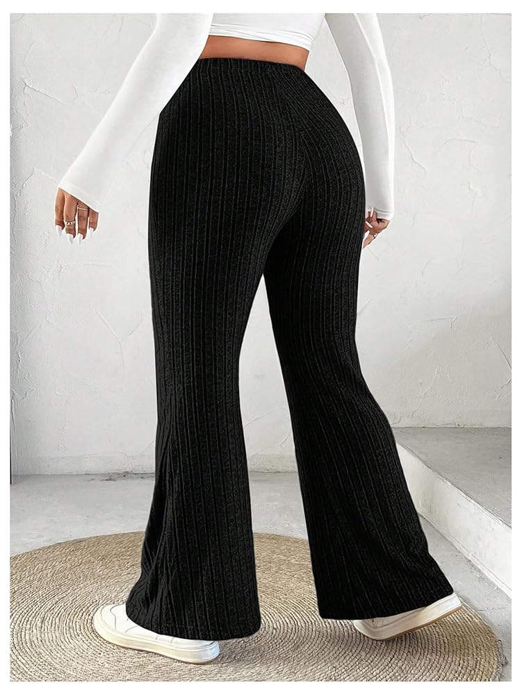 美品 Lサイズ enof stretch flare pants ブラック Women's Flared pants in shiny stretch satin | Black | Diesel