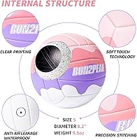 Vista 6 de Pelota de voleibol suave al tacto, regalos para adolescentes, niñas, niños, jóvenes, equipos principiantes, pelotas de voleibol duraderas
