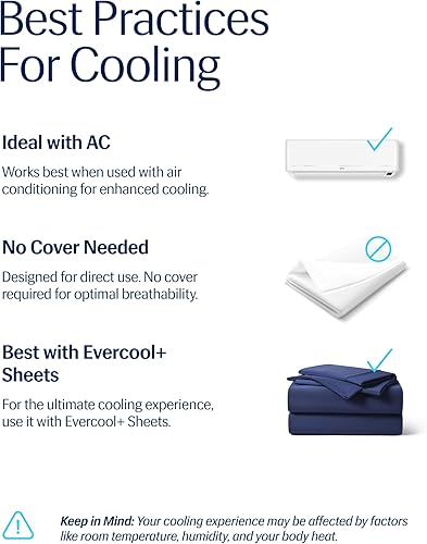 Miniatura 67 de REST® Evercool® - Edredón refrescante, tamaño individual/individual XL, manta para personas que duermen con calor, ropa de cama para todas las Aqua
