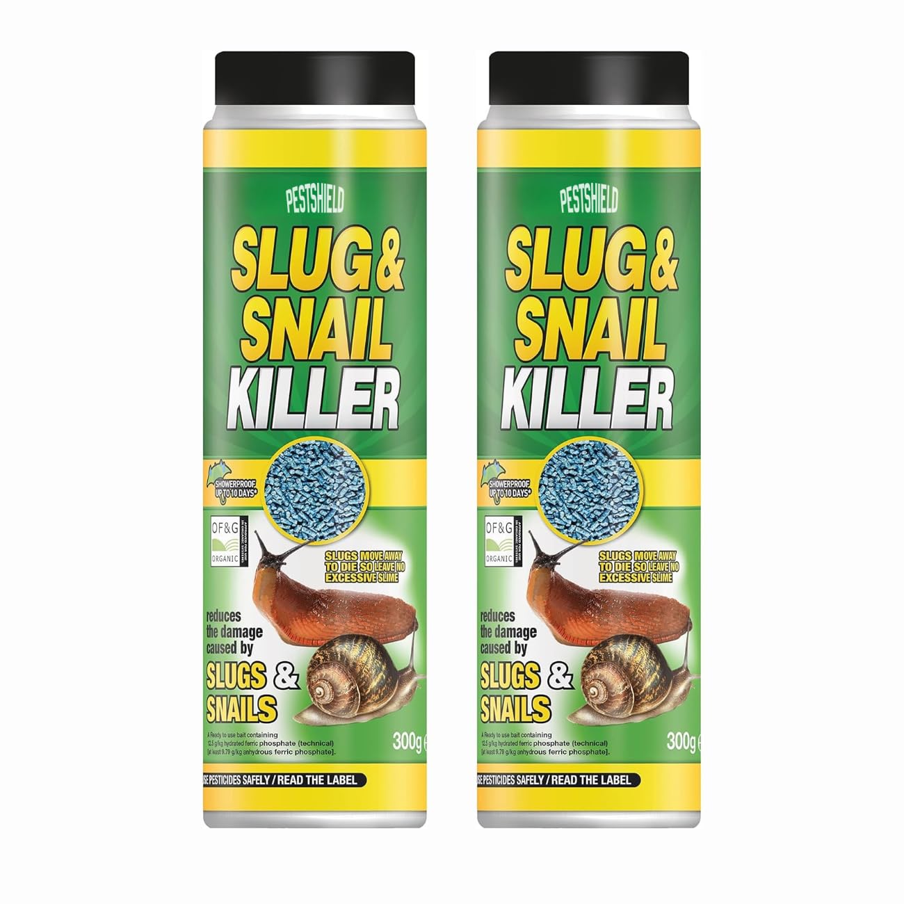 2 x Slug & Snail Killer 300g