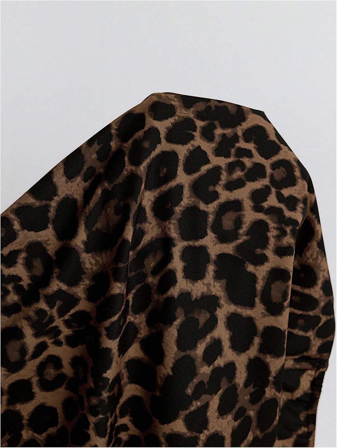 MakeMeChic Women's Maternity Leopard Print Lace Trim Camisole Y2k Tops