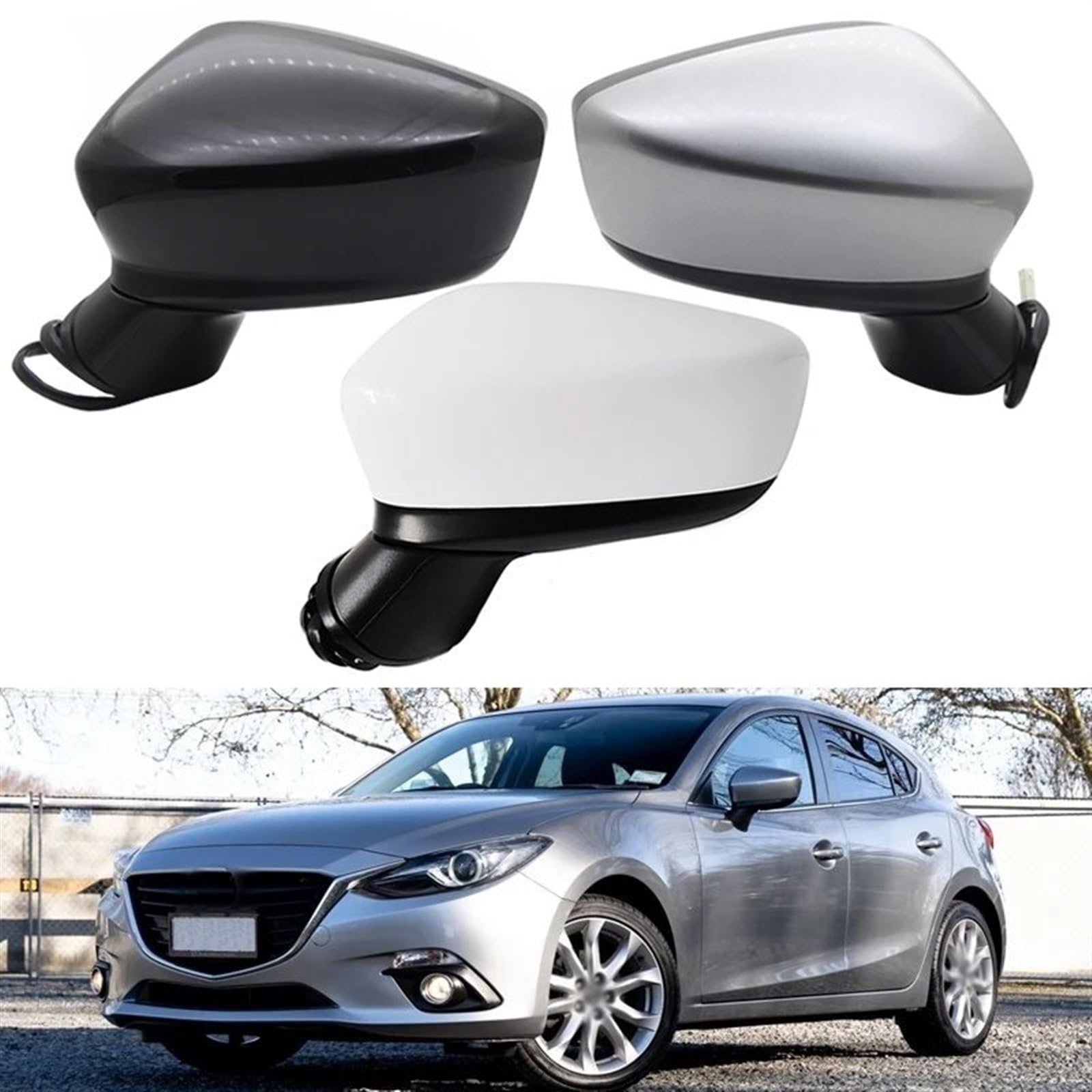 BBM26912ZL Replacement A-Premium Passenger Side Power Door Mirror