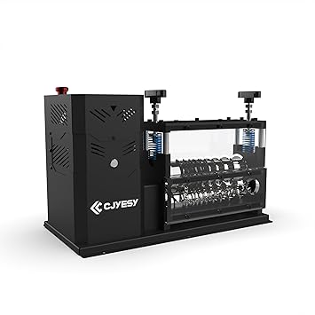 Wire Stripping Machine 0.06-1.5 inch,Wire Stripper Machine 11 Channels 10 Blades,Automatic Wire Stripping Tool 370 W, 80 ft/min,Visible Stripping Depth Reference