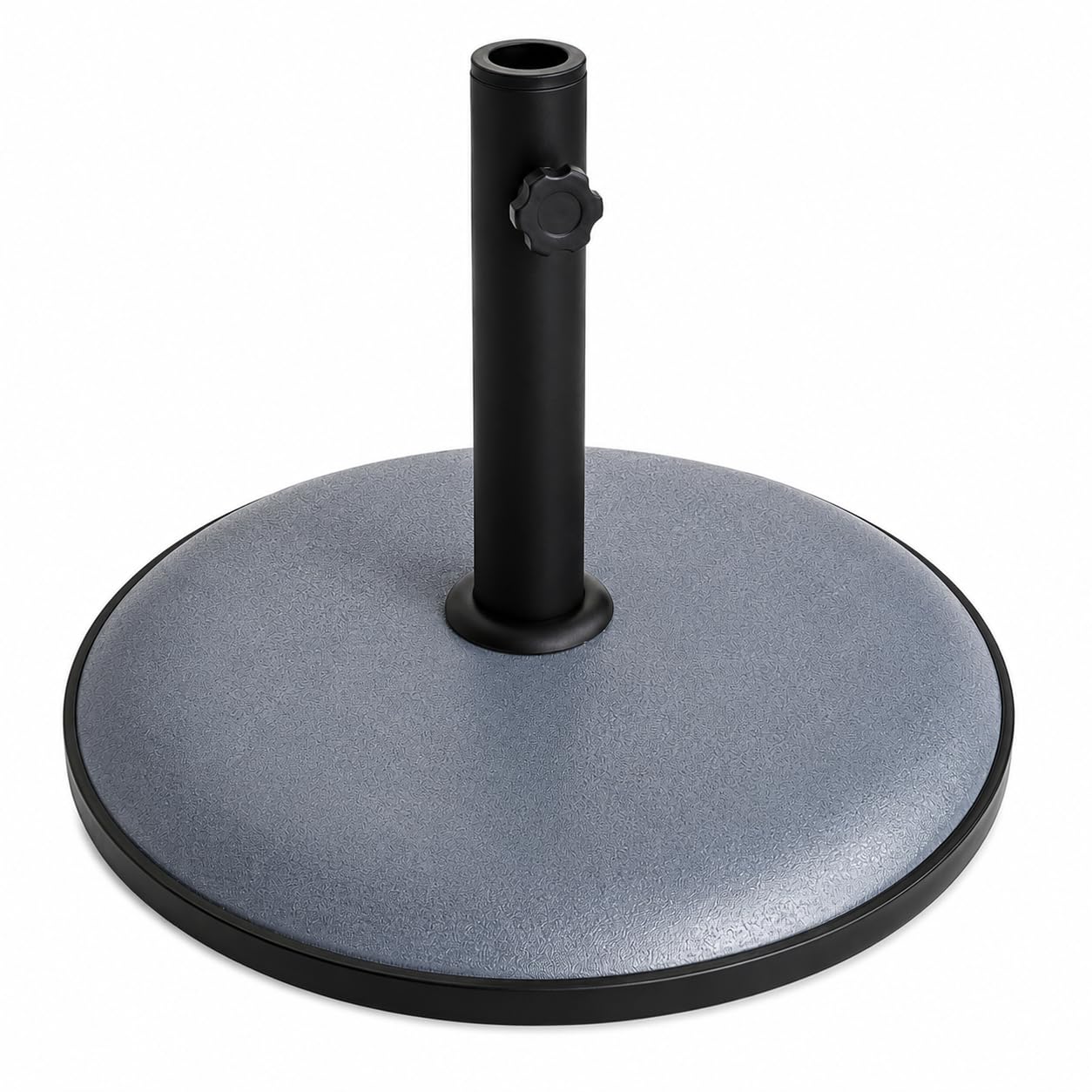 Base Ombrellone 25 kg Supporto per Giardino e Terrazzo | Base pesante per ombrellone, maggiore stabilità all'aperto, ideale per giardino e terrazzo, fissaggio regolabile