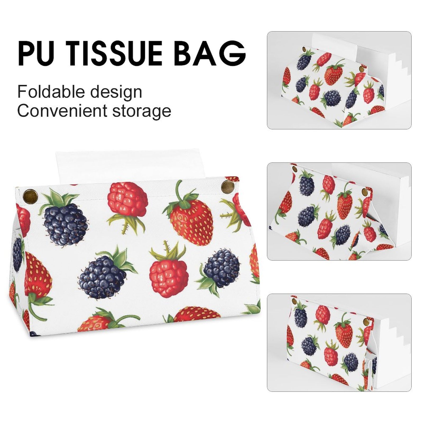 Amazon｜ティッシュケース ティッシュ いちご 苺 柄 ティッシュ
