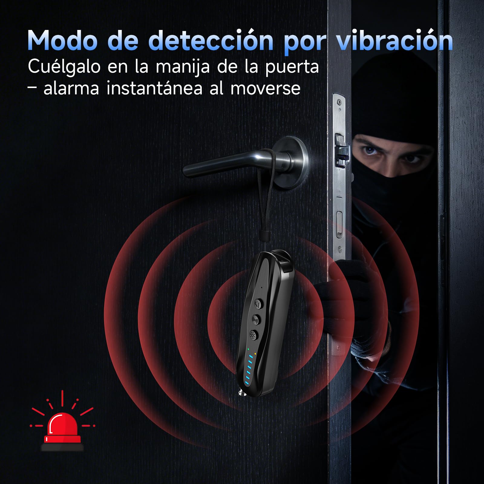 Detector de Cámaras Ocultas, Escáner de Señales RF Antiespía 5 en 1 y Detector de Rastreadores GPS, Detector Portátil de Dispositivos Ocultos para Viajes.
