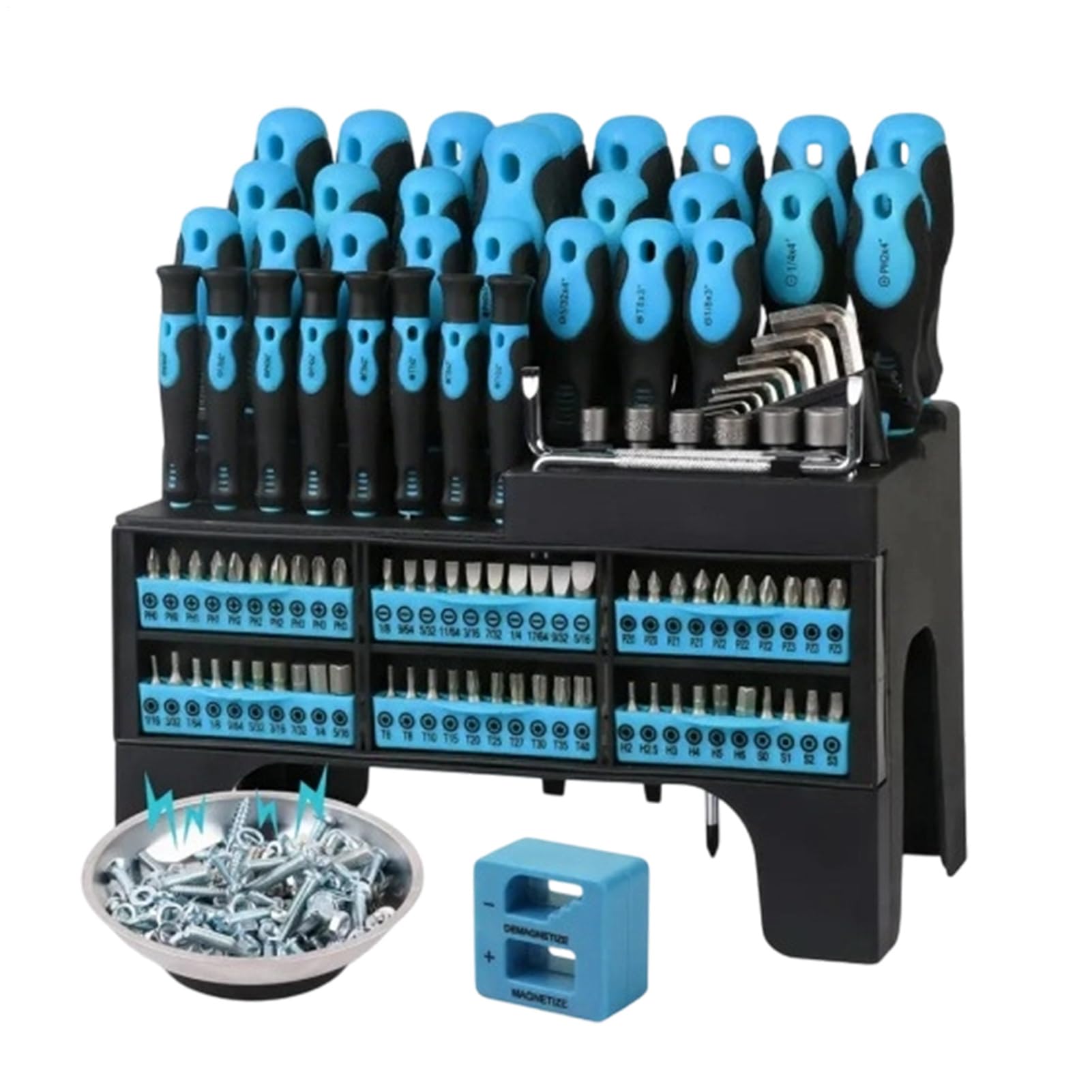 Juego De Destornilladores Punta Magnética Para Reparación Electrónica Y | Juego De Destornilladores Con Estuche Para Electrónica, Ordenador, Relojes, Gafas, Mantenimiento De Electrodo