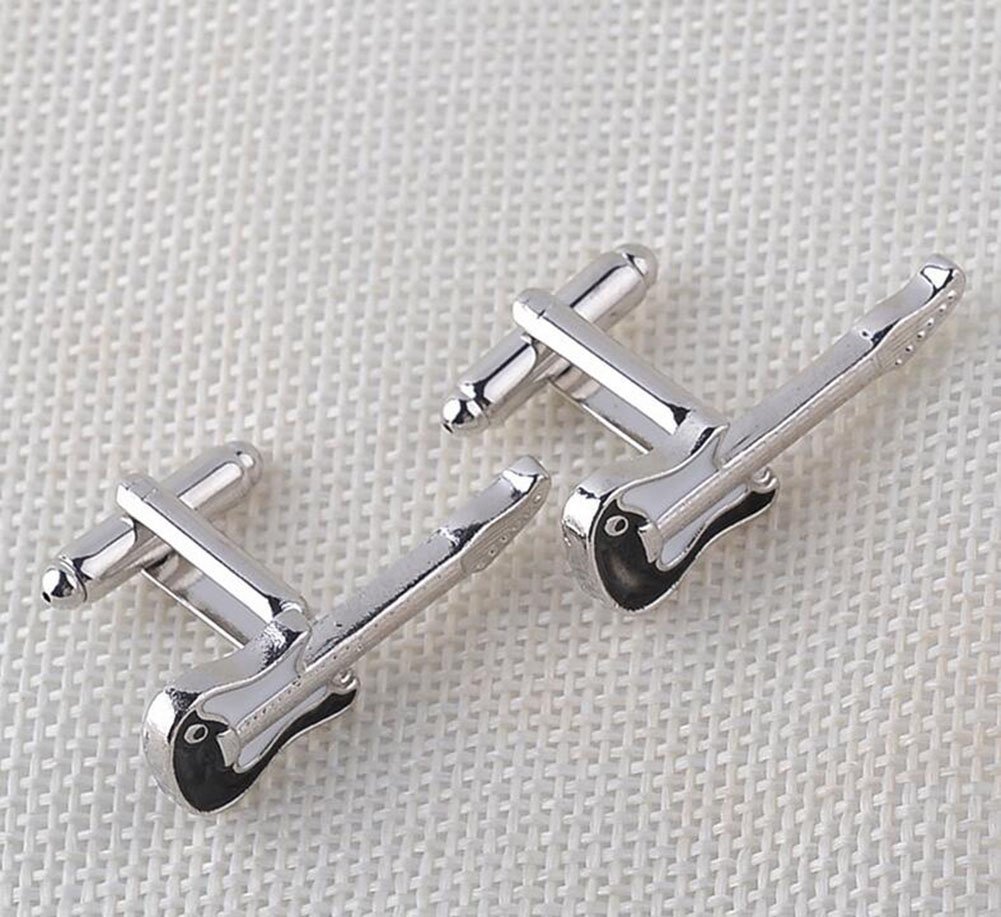 Li-ly Boutons de Manchette Exquis de qualité supérieure de Chemise de guirtar de Chemise de qualité de Conception Fancy pour Les Hommes Cadeau de 1 Paire