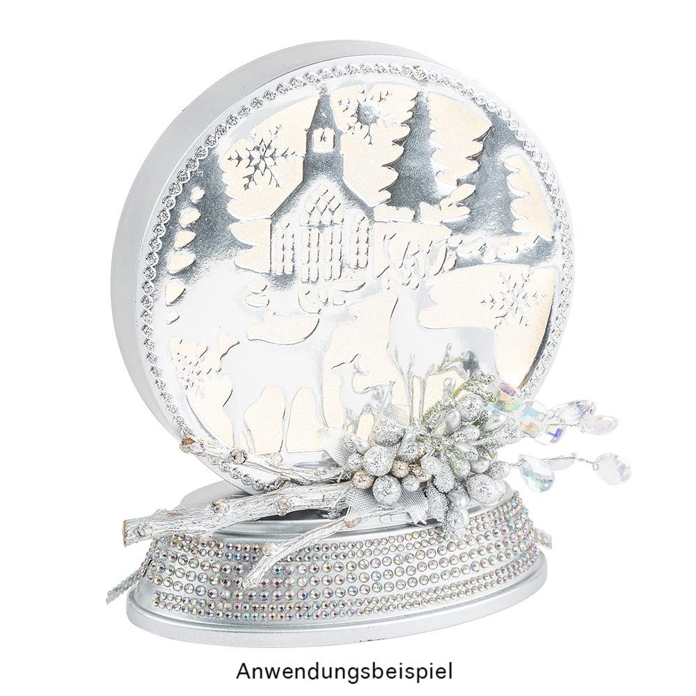 Stanzschablonen Winterdörfer Set - 8 Stück Filigrane Motivschablonen