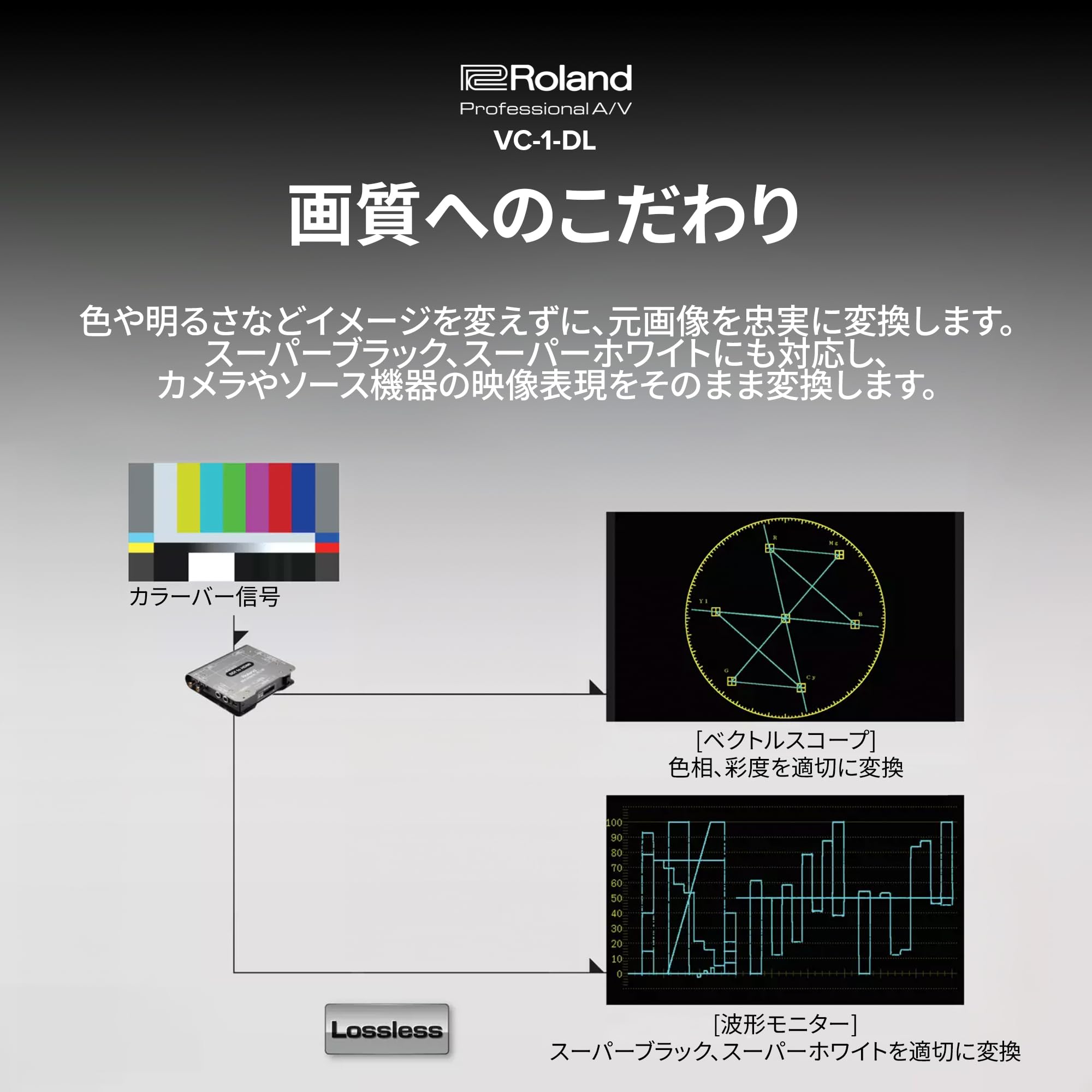 Amazon | Roland ローランド ビデオコンバーター VC-1-DL SDI/HDM双方