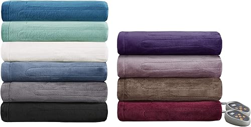 Miniatura 8 de Beautyrest - Manta eléctrica de calentamiento rápido, apagado automático, prácticamente sin campos electromagnéticos, varios ajustes de calor,