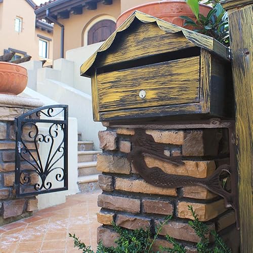 Miniatura 4 de 2 unids rústico de hierro fundido pescado estantes soportes náutico hierro forjado soporte de pared alta réplica antigua color óxido PTZD003-02