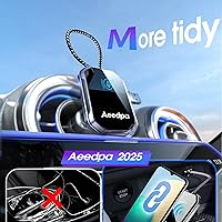 Vista 5 de Adaptador inalámbrico Android Auto – 5 GHz WiFi Plug & Play Dongle para coches con cable de fábrica, conexión instantánea para Android 10+, enlaces