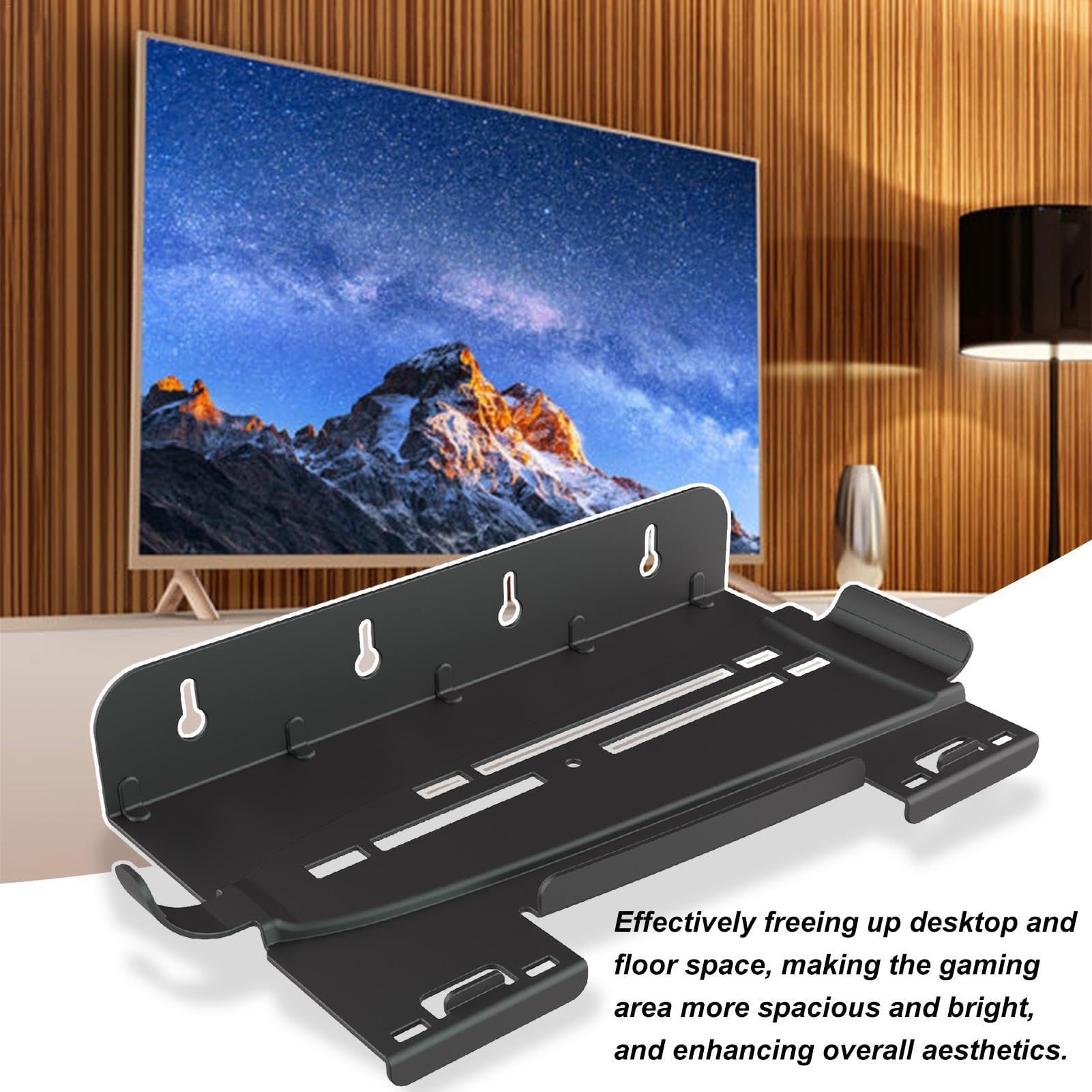 Soporte de carga y soporte de pared para consola de gamepad – versátil colgador de auriculares para controladores, cartuchos de juegos, consolas y accesorios – Solución organizadora que ahorra espacio