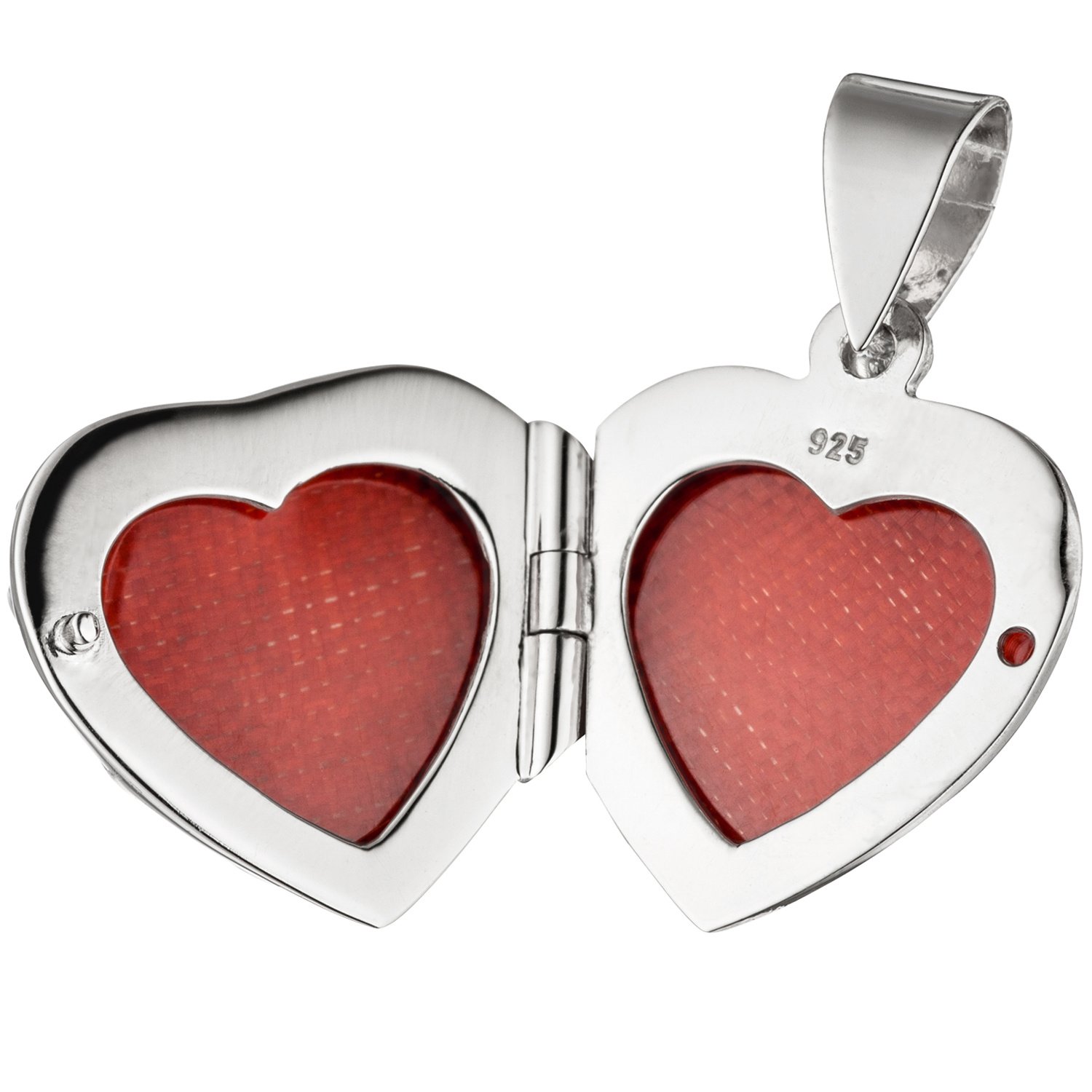 Jobo Damen-Medaillon Herz Fee aus 925 Sterling Silber