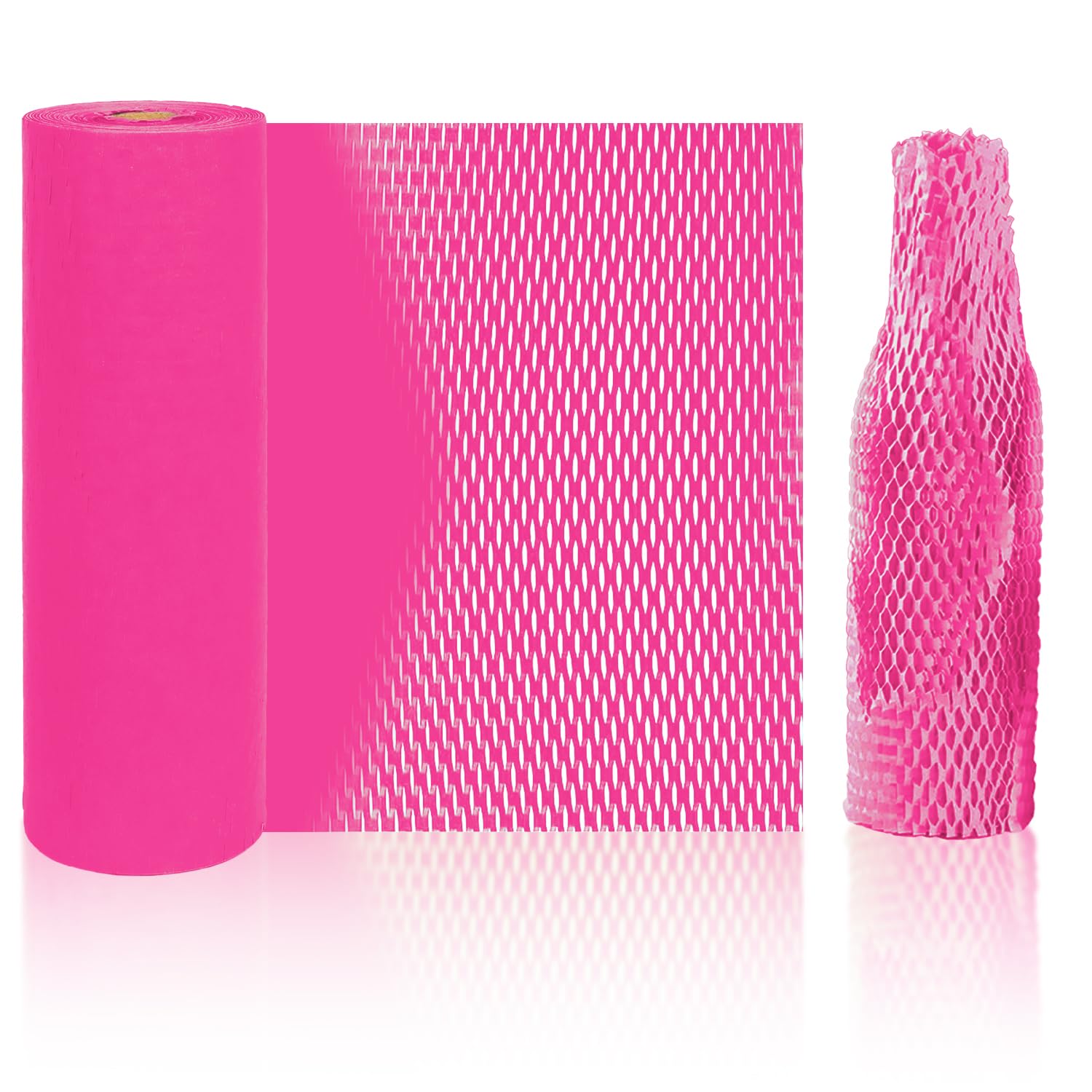 Honeycomb Packing Paper, Kraft Bubble Wrap for Shipping & Moving, Recyclable Cushioning Wrap, Sustainable Packing Material, Protective Packaging for Fragile Items,11.5