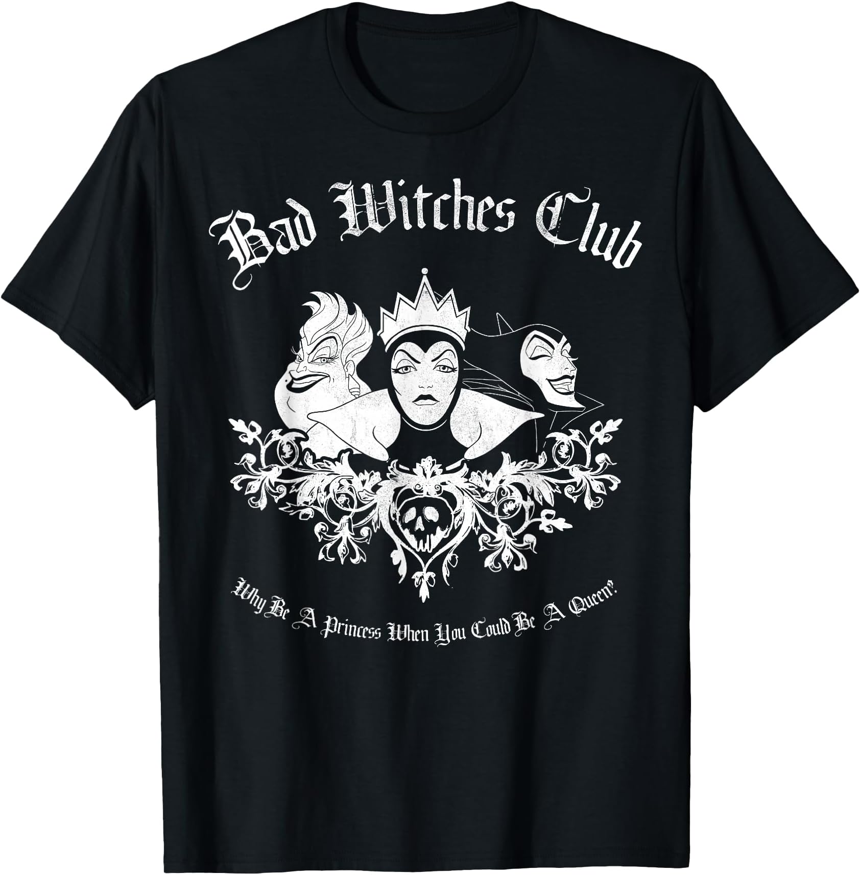 Villains Bad Witches Club Group Shot Vintage T-Shirt