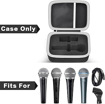 Amazon.com: Microphone Case Compatible with Shure SM58/ SM57