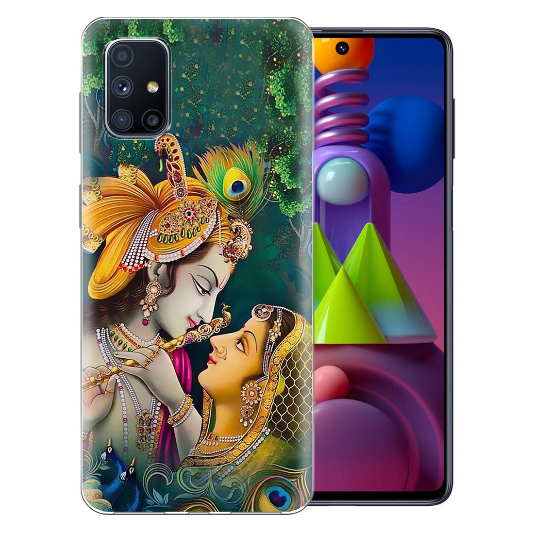 Fashionury Silicone Shockproof Soft Printed Samsung Galaxy M51 Back Cover - 360 Degree Protection, Protective Design - Transparent Back Cover for Samsung Galaxy M51 -P028 (B08KF7TMFN) Amazon Price History, Amazon Price Tracker
