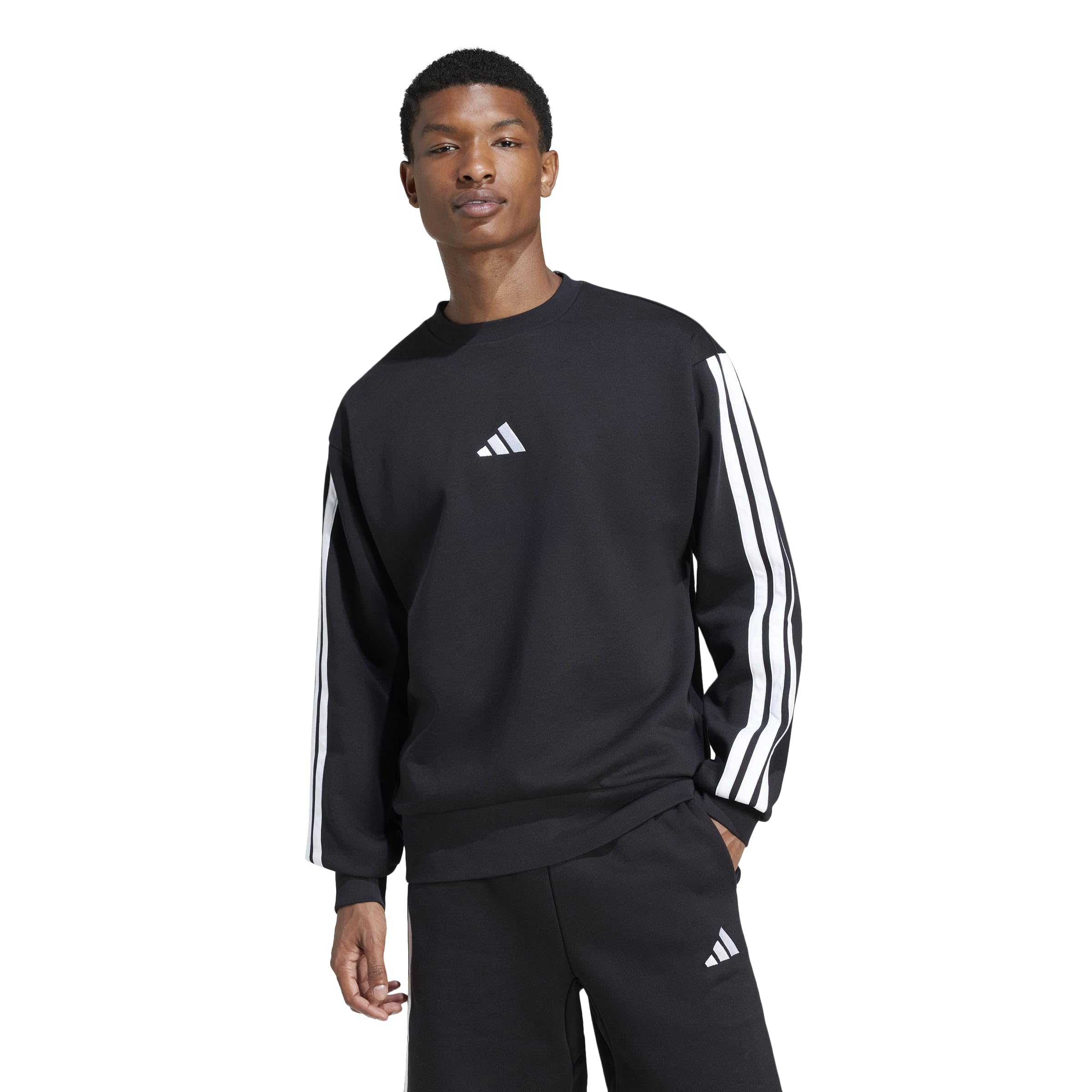adidas Bluza sportowa Mężczyźni Essentials 3-stripes Fleece Sweatshirt