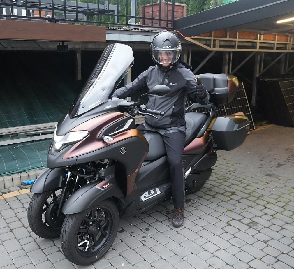 Seitenträger kompatibel mit Yamaha Tricity von 2020-2026, (Lartech-Moto), Kompatibel mit Mehreren Taschen und KofferSystemen