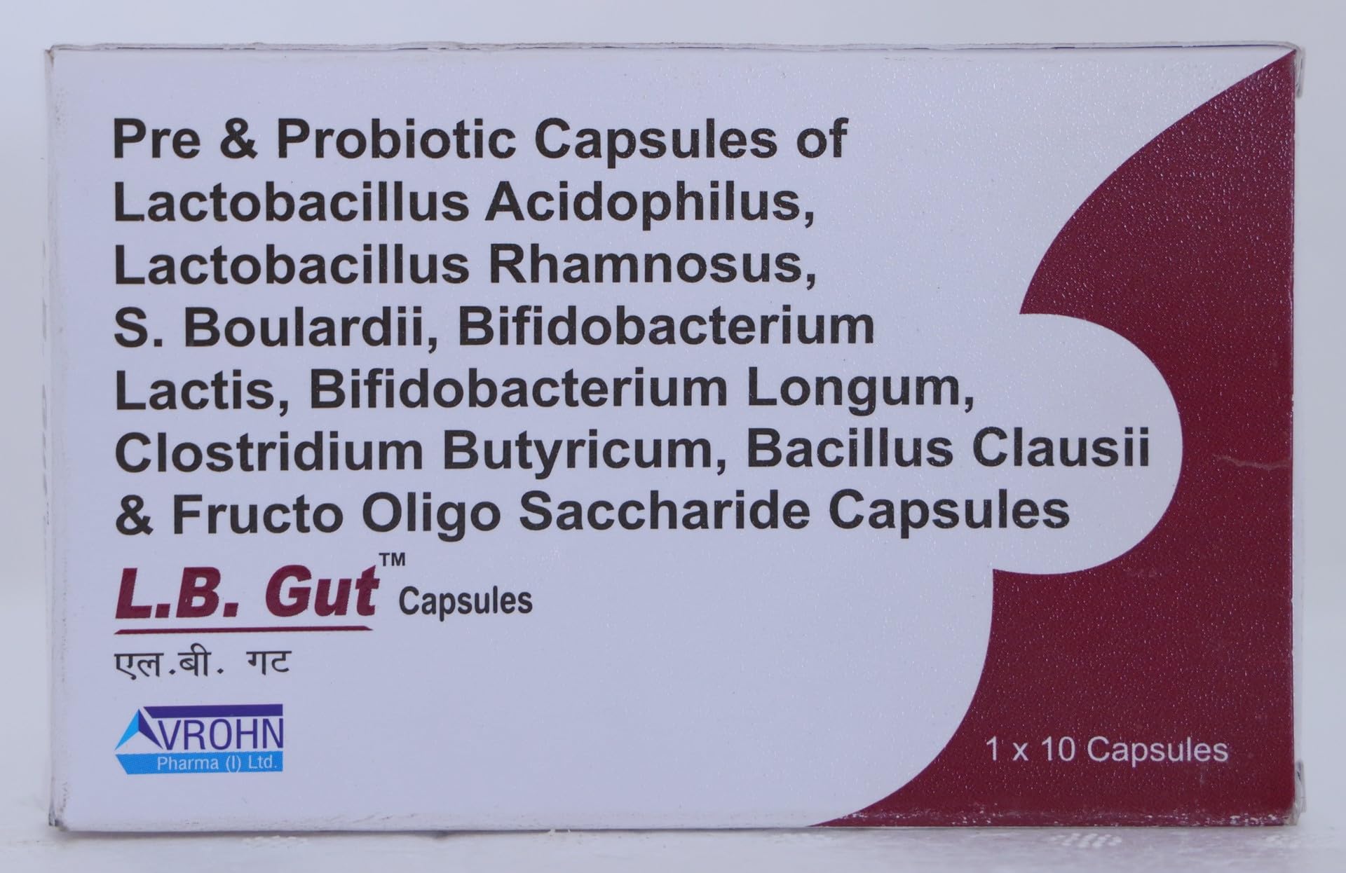 L B Gut - Strip of 10 Capsules