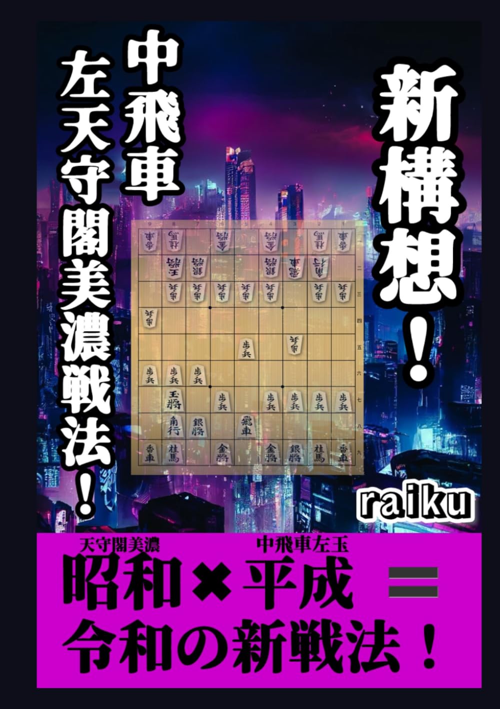 新構想！中飛車左天守閣美濃戦法！