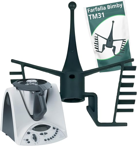 NAMAI - Farfalla Bimby TM31, Ricambio 100% Compatibile, Materiale Plastica ABS Alimentare, Ricambi Bimby TM31, Facile da Installare (Farfalla TM31) - 1