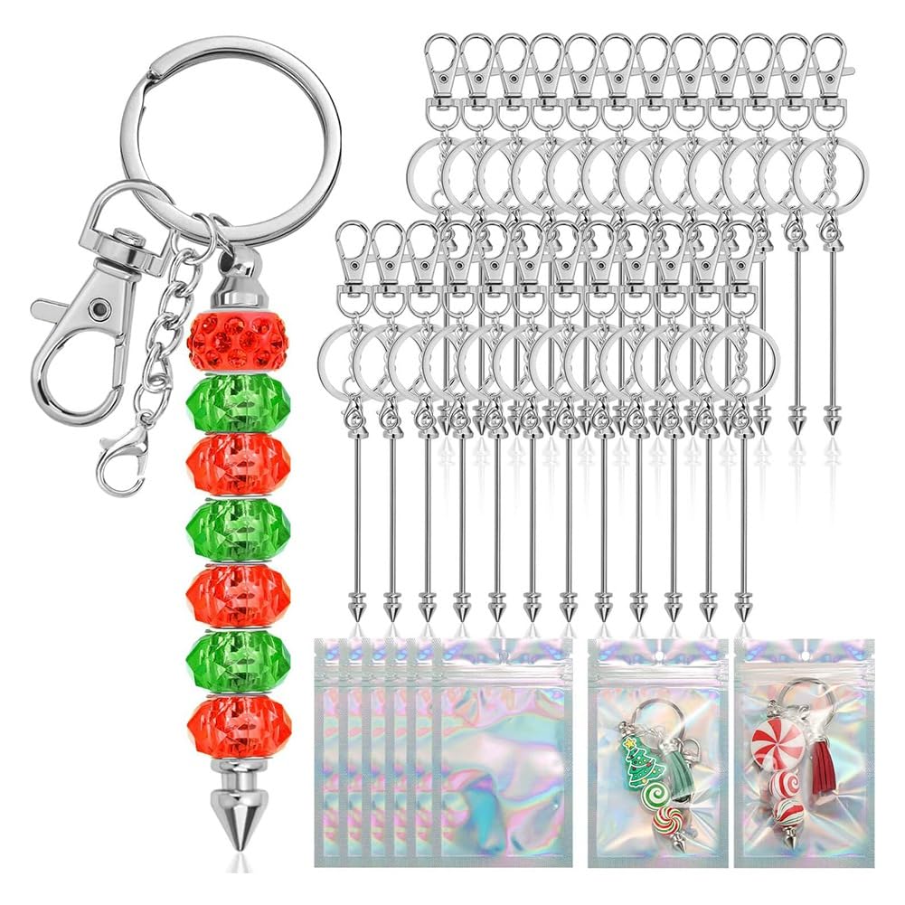 Porte-clés à perles DIY pour fabriquer des bijoux de sac et cadeaux d'invités