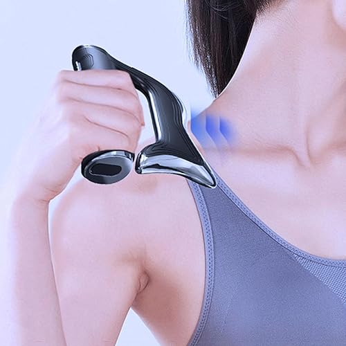 Miniatura 3 de NICHOY Masajeador eléctrico de fascia, músculo raspador Guasha, presión de liberación relajante, pistola facial eléctrica Masaje de micro corriente,