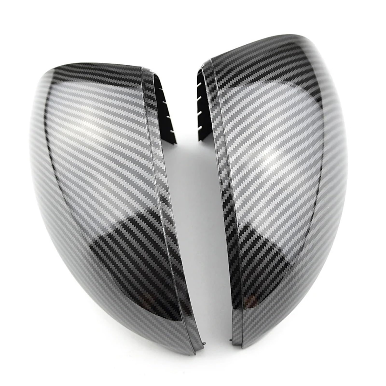 Coques de rétroviseurs pour VW Sharan aspect carbone pour trajets vacances en famille - 2