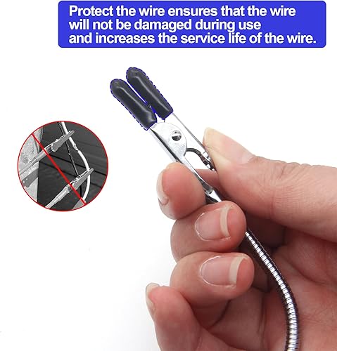 Miniatura 2 de Paquete de 2 soportes de alambre para soldar en feild, abrazaderas de manos de ayuda de soldadura