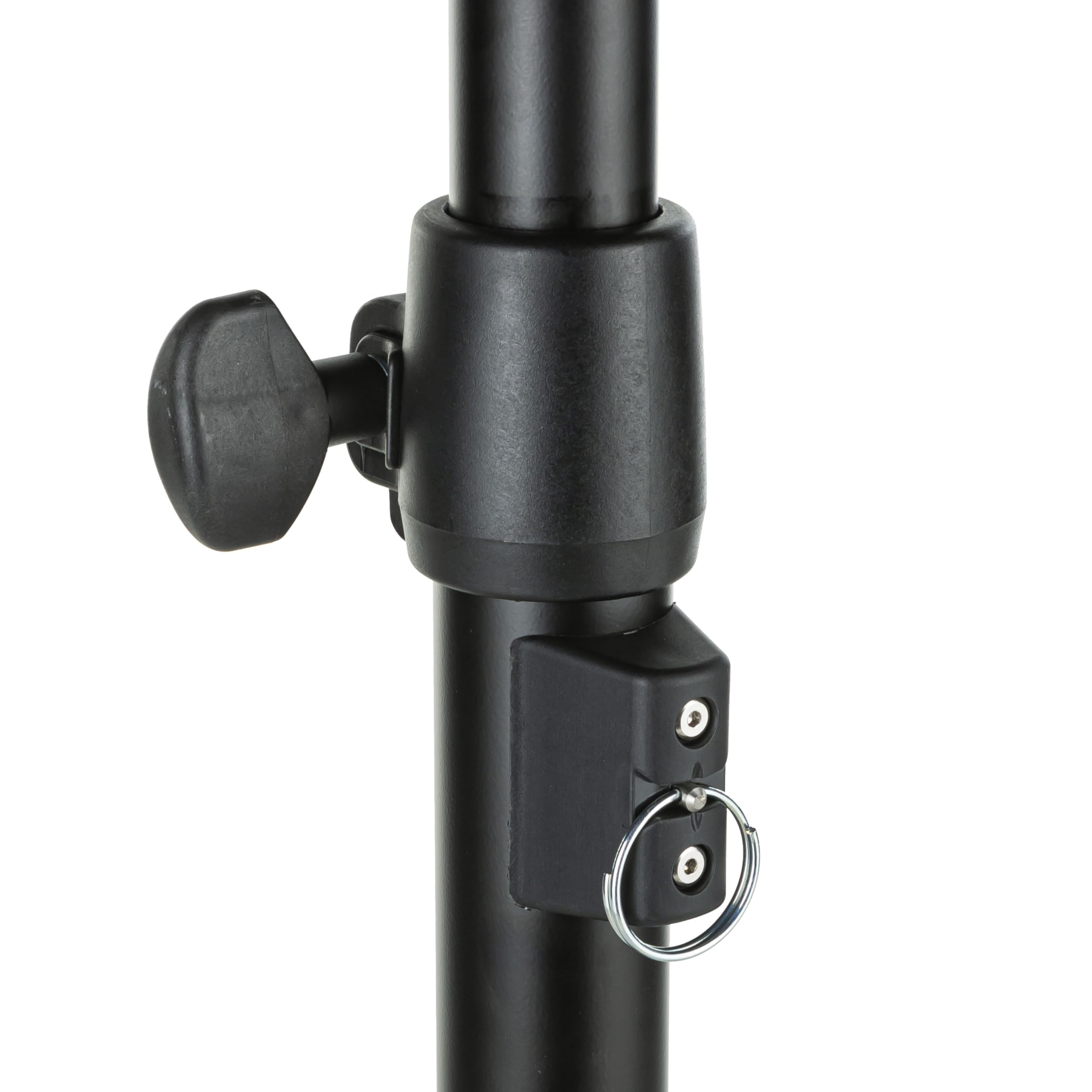 MUSIC STORE, Alu Lautsprecherstativ, Box 10, Pneumatik, Tragkraft 50Kg